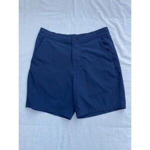 Hollister Mens Size Small Blue Flat Front Casual Shorts Summer‎ Walking Everyday